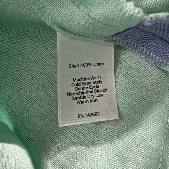 SAIL TO SABLE Classic Sleeveless Mini Tunic Dress Linen Size Medium - Picture 4 of 8